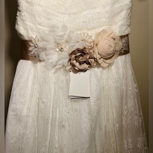 Wedding dress sash